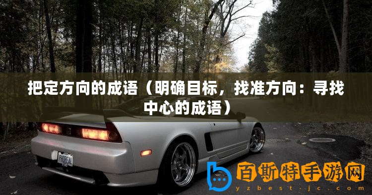 把定方向的成語(yǔ)（明確目標(biāo)，找準(zhǔn)方向：尋找中心的成語(yǔ)）