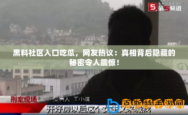 黑料社區(qū)入口吃瓜，網(wǎng)友熱議：真相背后隱藏的秘密令人震驚！