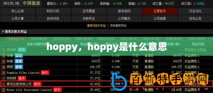 hoppy，hoppy是什么意思