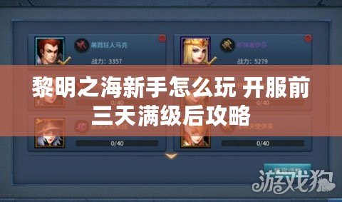 黎明之海新手怎么玩 開(kāi)服前三天滿(mǎn)級(jí)后攻略