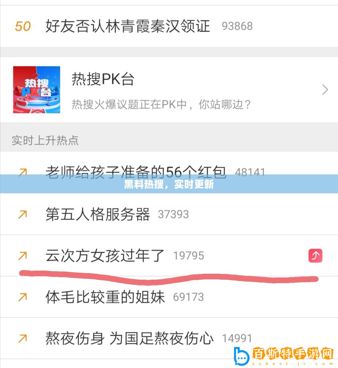 黑料熱搜，實時更新