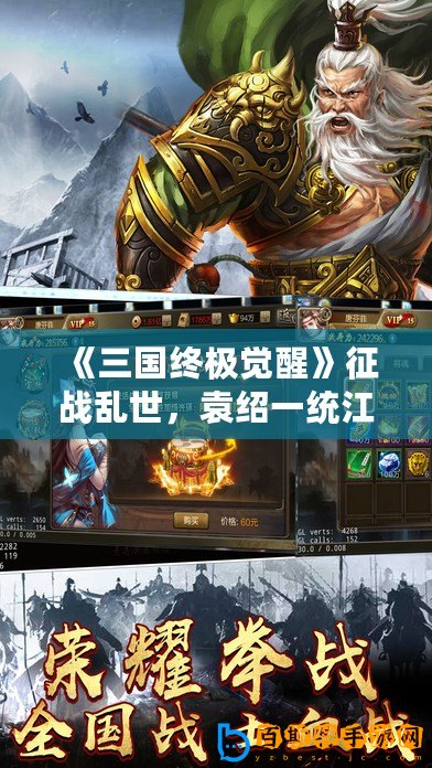 《三國終極覺醒》征戰(zhàn)亂世，袁紹一統(tǒng)江山！