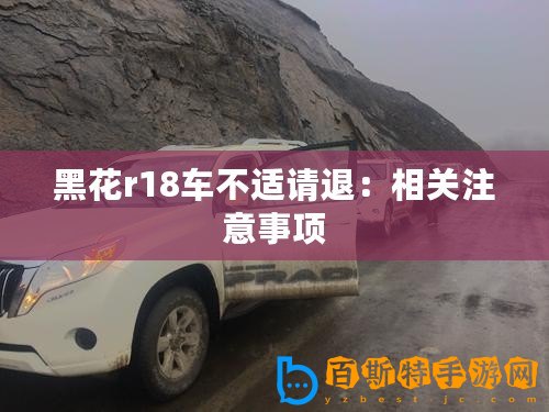 黑花r18車不適請退：相關注意事項